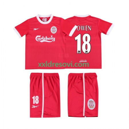 Liverpool OWEN 18 LWP Retro Domaći Dječji Nogometni Dres 1997 1998